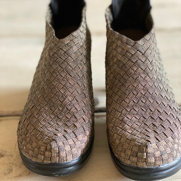 Gold mesh shoes - Picture 4 of 6